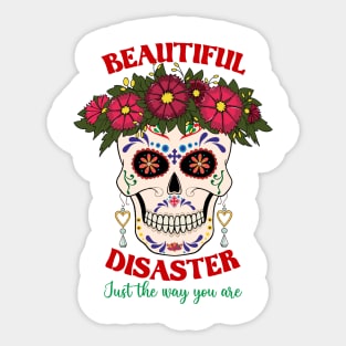 Mexican Sugar Skull Sticker